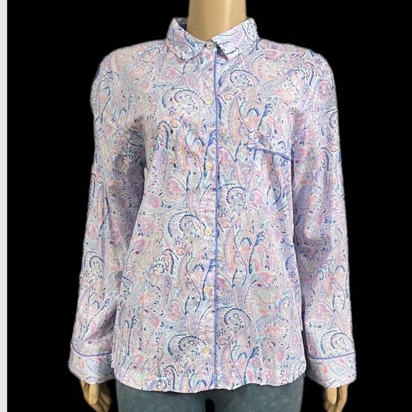 Victorias Secret The Mayfair button down pajama jacket top ONLY Small - Picture 1 of 3